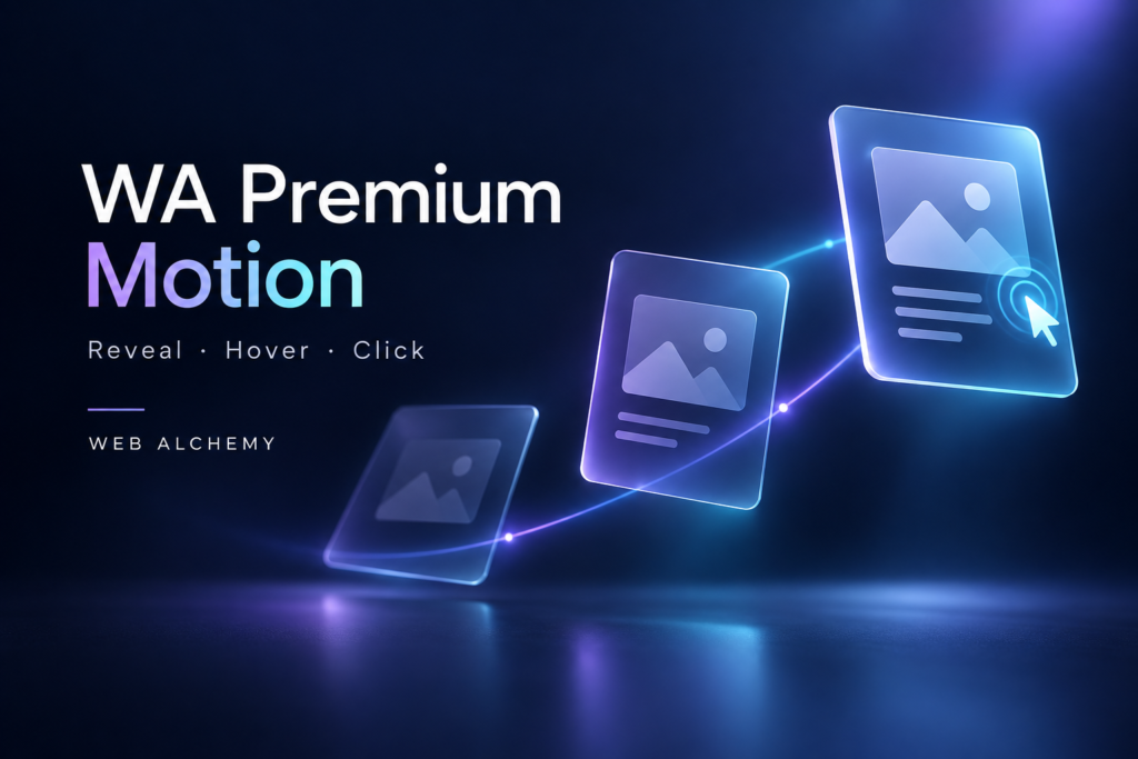 WA Premium Motion — обкладинка продукту