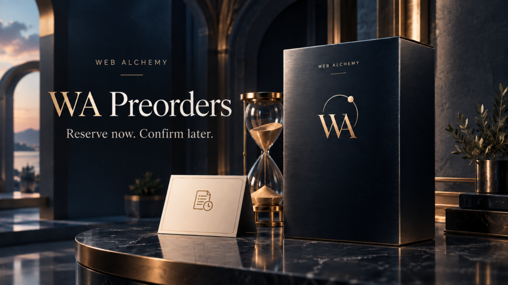 WA Preorders — обкладинка продукту